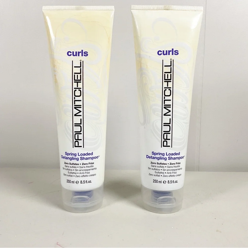 X2 Paul Mitchell Curls Spring Loaded Frizz-Fighting Shampoo 8.5 oz New